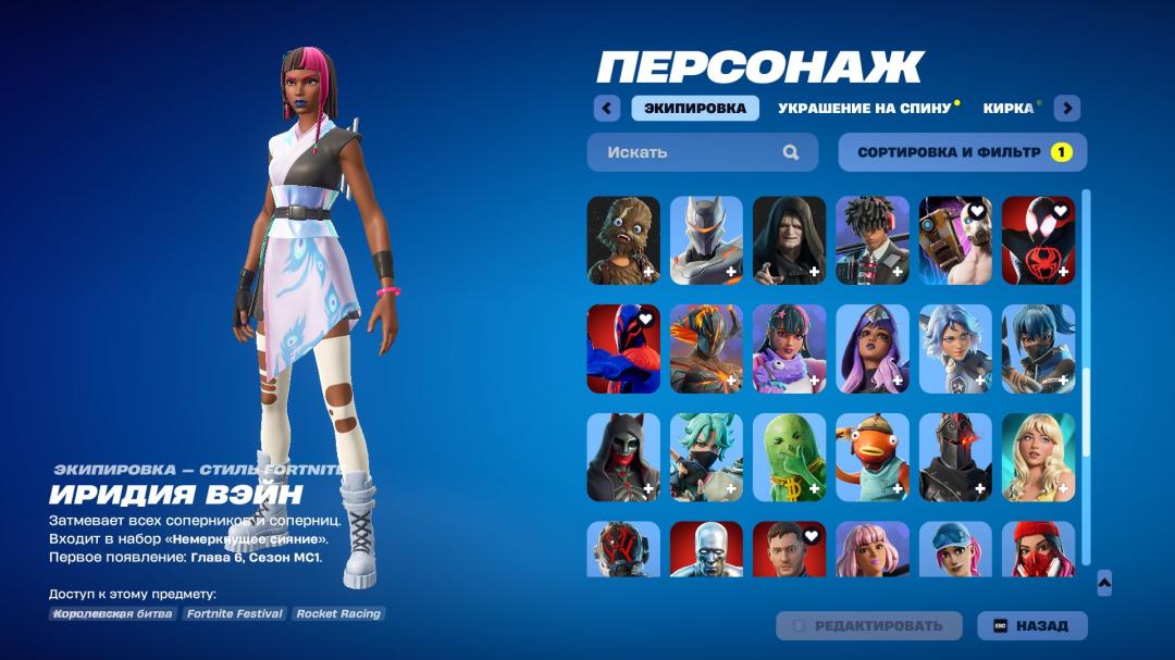 Battle Royale Account with 105 Unique Skins on PC 🎭🖥
