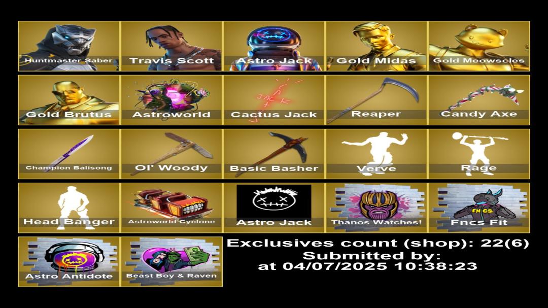 Exclusive PC Battle Royale Collection with 202 Unique Skins