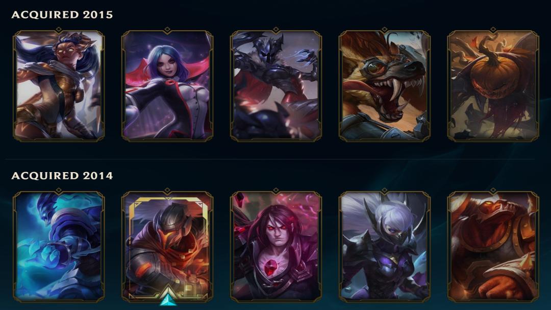 Level 30 Account with 102 Champions and 34 Skins on EU West