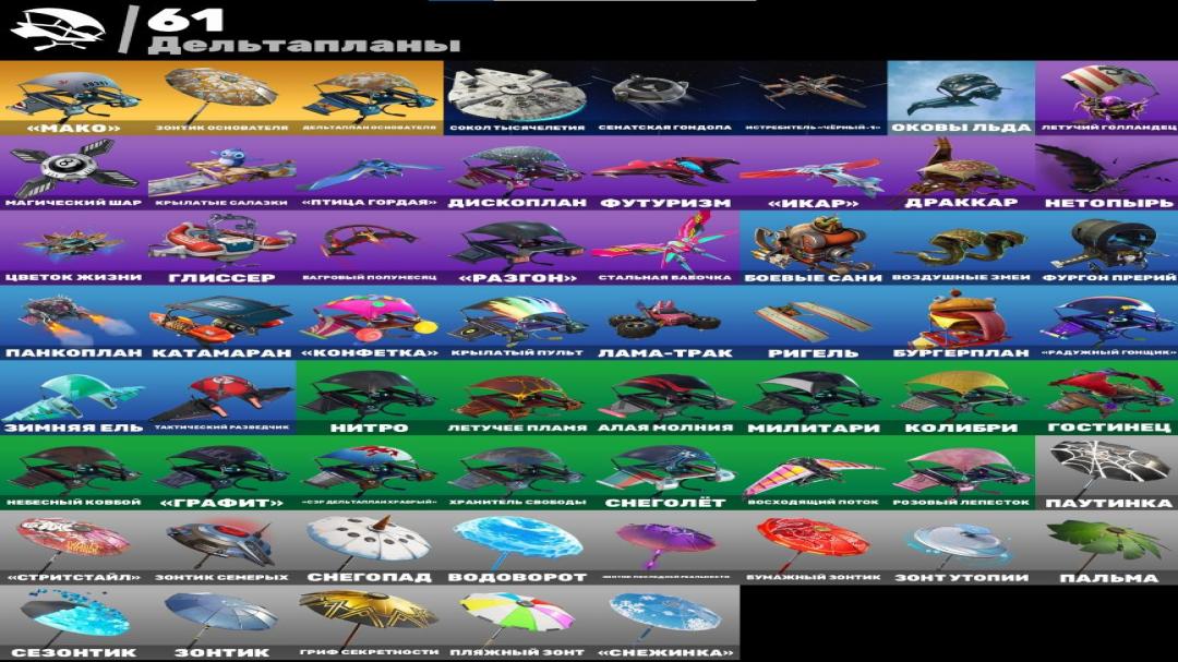 Diverse Fortnite Collection with 69 Unique Skins 🖥🎭