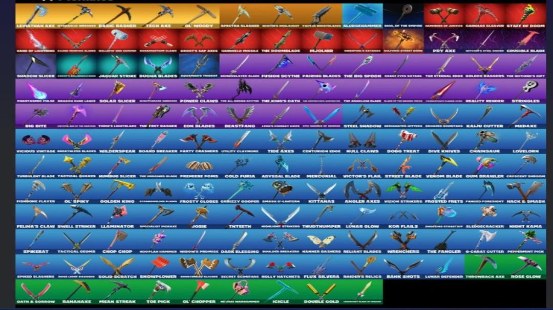 Diverse Fortnite Collection with 146 Unique Skins 🎭🖥