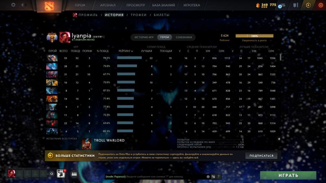 🏅 MMR 5624 | 🕒 730h | 🛡 Integrity 11432