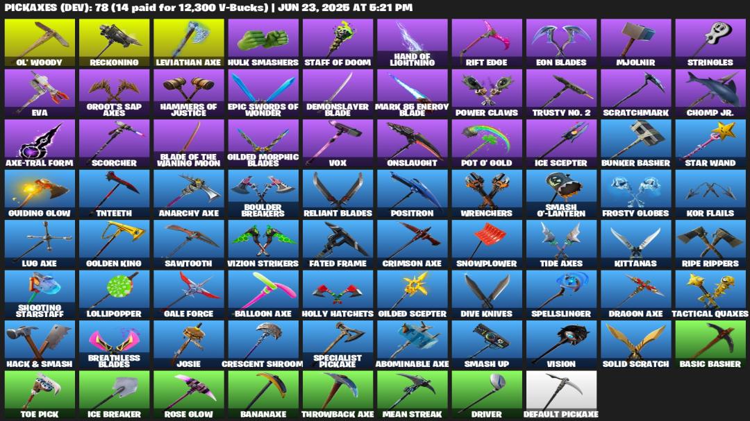 Diverse Collection of 110 Skins for PC Battle Royale 🎭🖥
