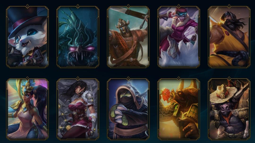 Unranked Account on EU West with 138 Champions and 124 Skins