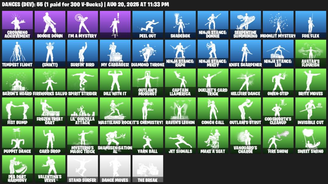 Unique Fortnite Collection with 51 Skins on PC 🎭🖥