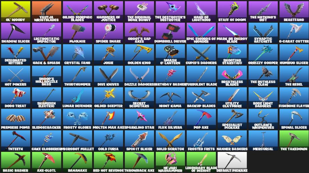 Diverse Fortnite Collection with 56 Unique Skins on PC 🖥️🎭