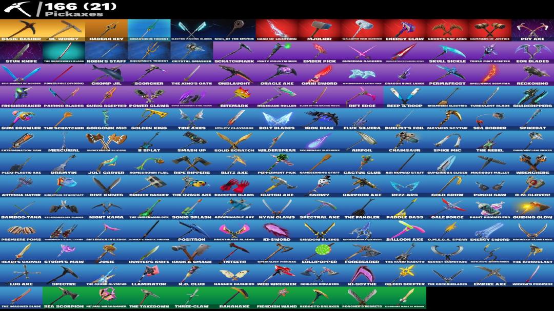 Extensive Collection of 151 Skins for PC Battle Royale
