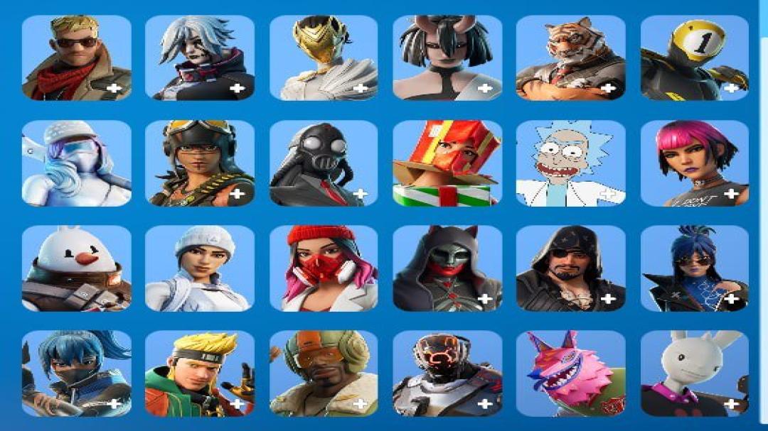 Diverse Collection of 60 Unique Skins for Battle Royale on PC