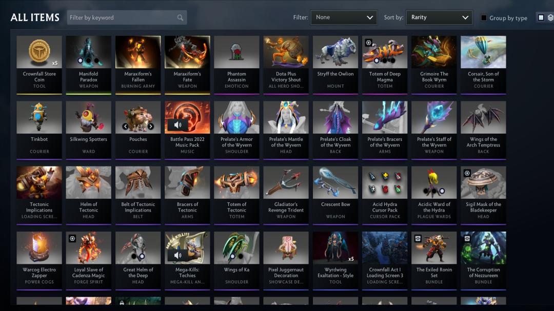 Account with 2000 MMR and 3300 Hours of Playtime