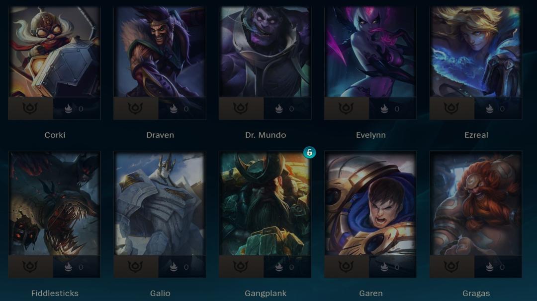 EU West Level 30 Account with 71 Champions and 6 Skins