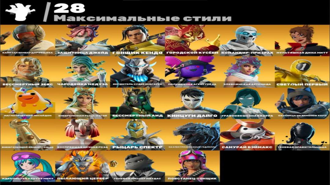 Diverse Collection of 72 Skins for PC Battle Royale