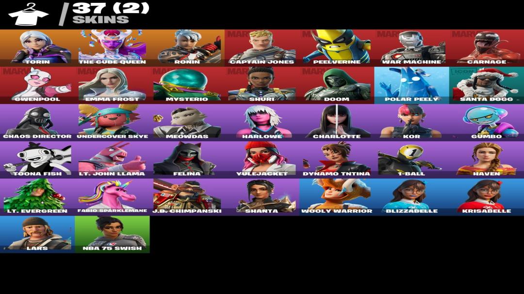 Diverse Collection of 37 Unique Skins for PC Battle Royale 🎭🖥