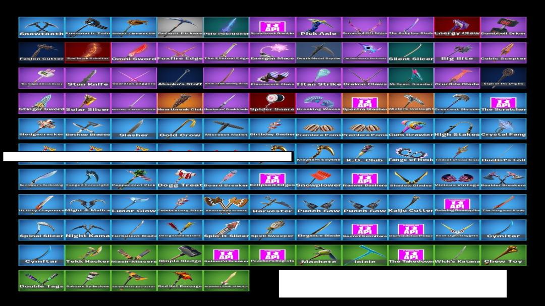 Diverse Fortnite Collection with 97 Unique Skins on PC 🎭🖥