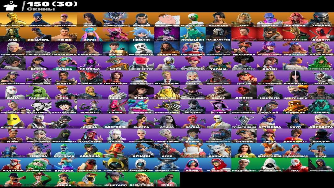 Diverse Collection of 150 Skins for PC Battle Royale 🎭🖥