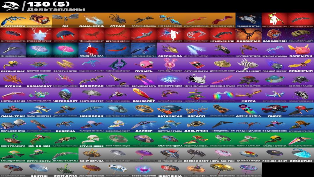 Diverse Fortnite Collection with 152 Unique Skins 🖥🎭