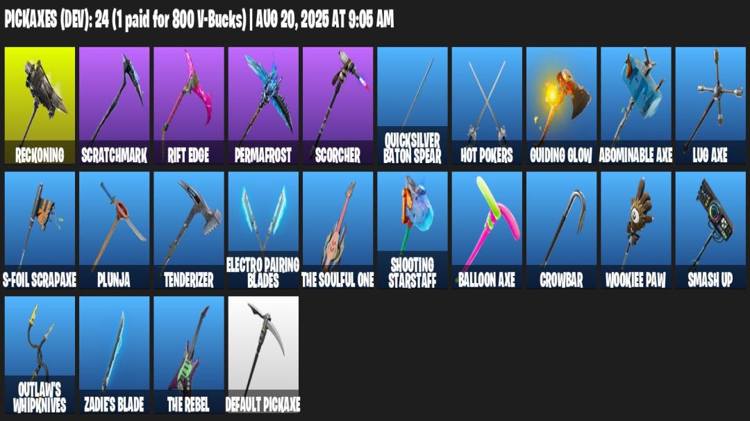 Diverse Fortnite Collection with 22 Unique Skins on PC 🖥️🎭