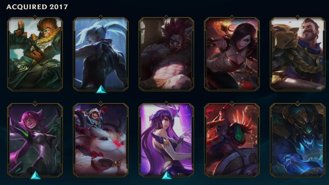 Diverse Champion Collection with 83 Skins on Japan Server