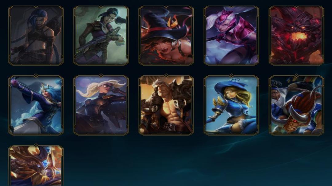 Level 86 Account with 56 Champions and 17 Skins on EU West