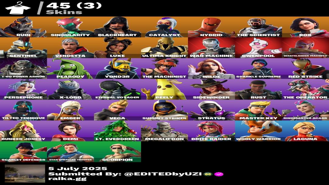 Fortnite PC Battle Royale with 45 Unique Skins Available 🎭🖥