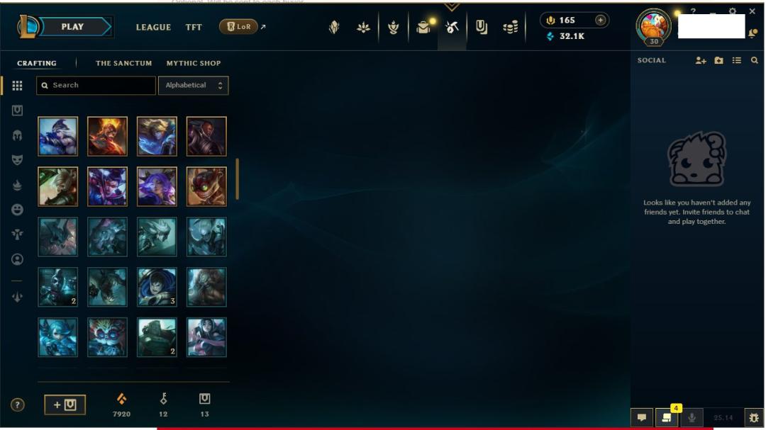 Starter Account on EU West with 1 Champion and Level 30