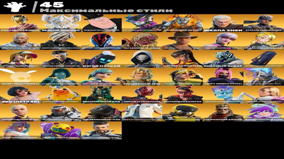Diverse Fortnite Collection with 85 Unique Skins for PC 🎭🖥