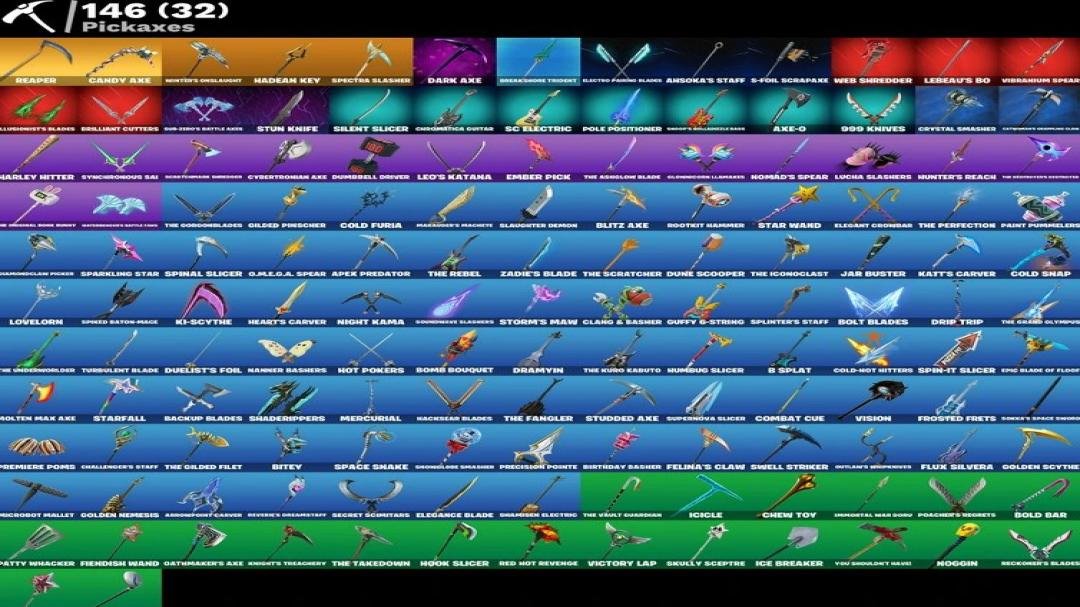 Impressive Fortnite Collection with 159 Unique Skins 🎭🖥