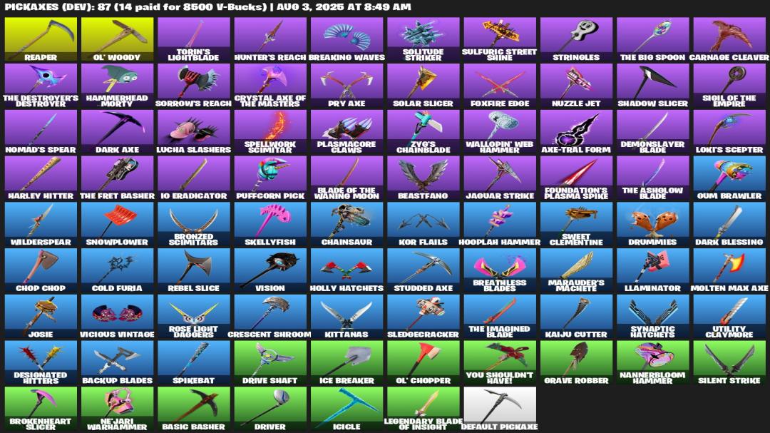 Battle Royale Collection with 79 Unique Skins 🎭🖥