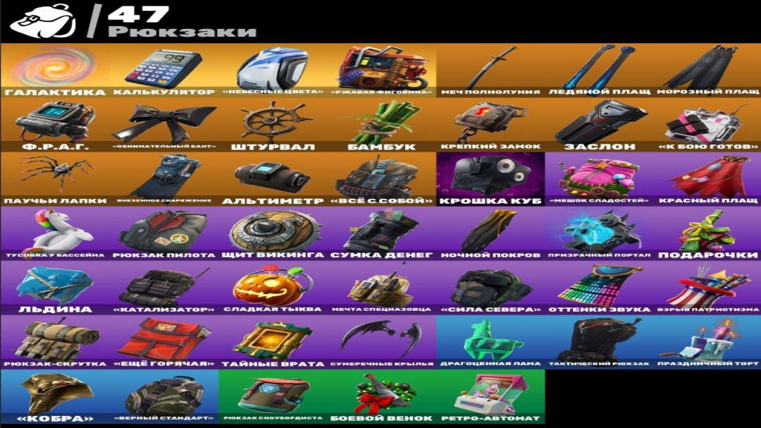Diverse Fortnite Collection with 54 Unique Skins on PC 🎭🖥