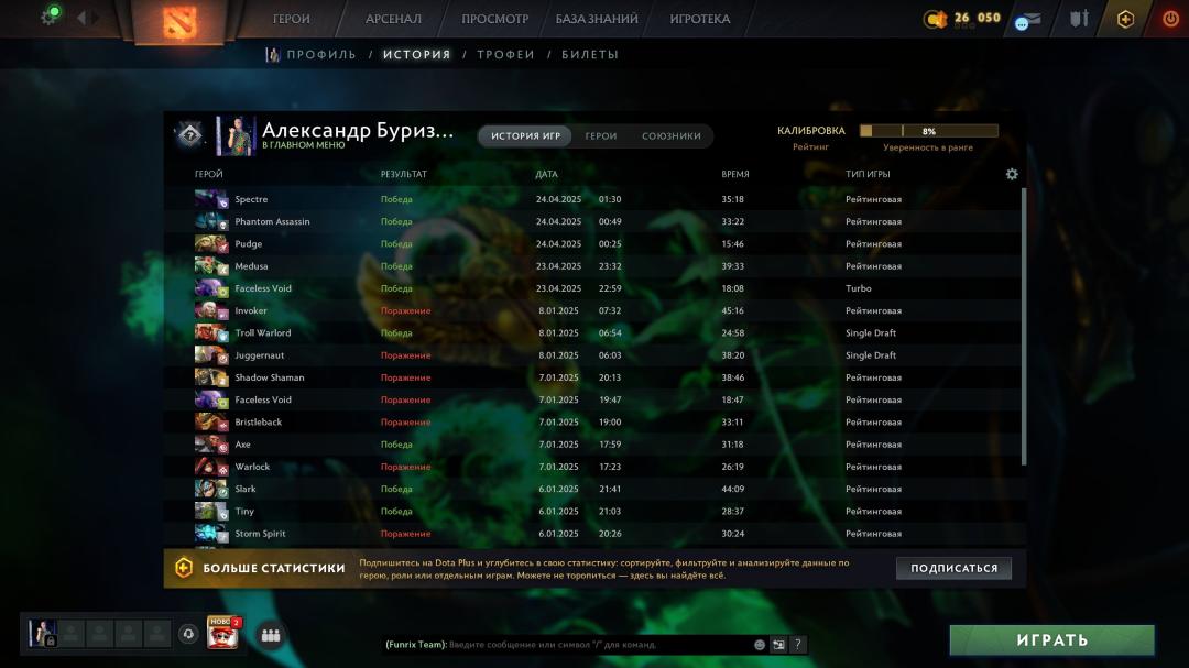 Skilled Dota 2 Account with 2939 MMR and 764 Hours Played
