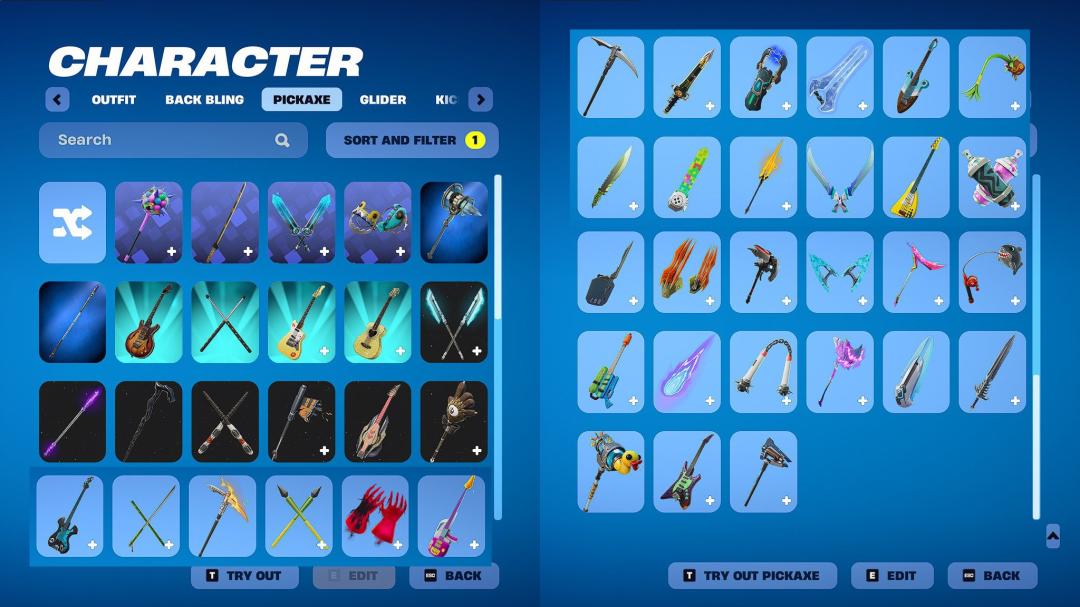 Diverse Fortnite Collection with 38 Unique Skins 🖥🎭