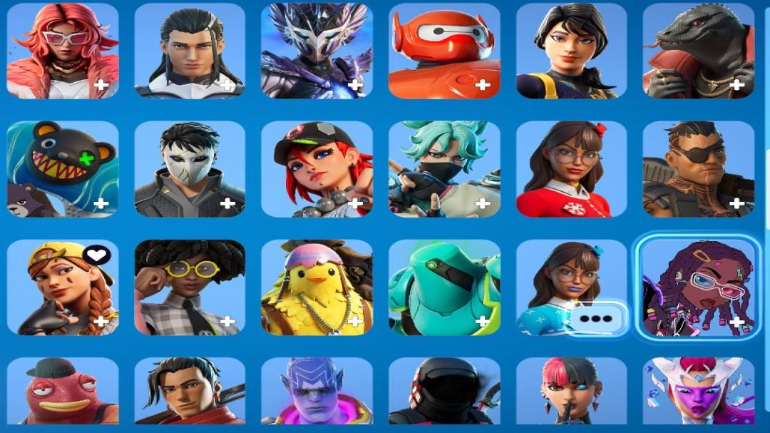 Diverse Collection of 132 Skins for PC Battle Royale