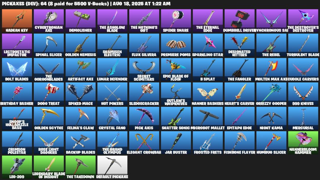 Diverse Fortnite Collection with 25 Unique Skins 🎭🖥