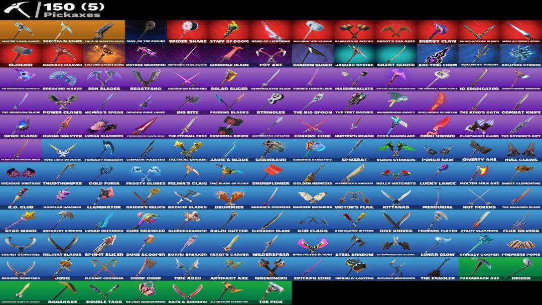 Battle Royale Collection with 134 Unique Skins 🎭🖥