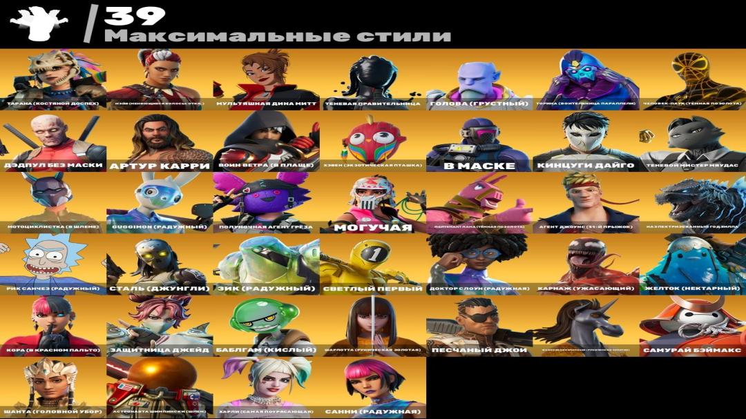 Diverse Fortnite Collection with 152 Unique Skins 🖥🎭