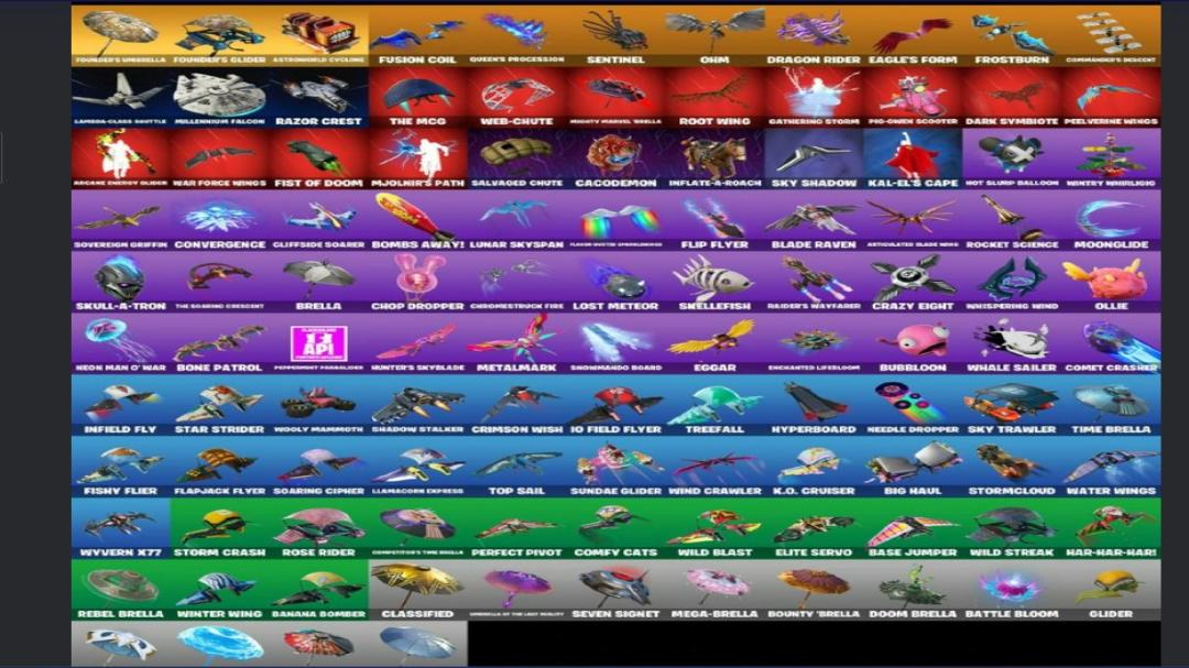 Diverse Fortnite Collection with 146 Unique Skins 🎭🖥