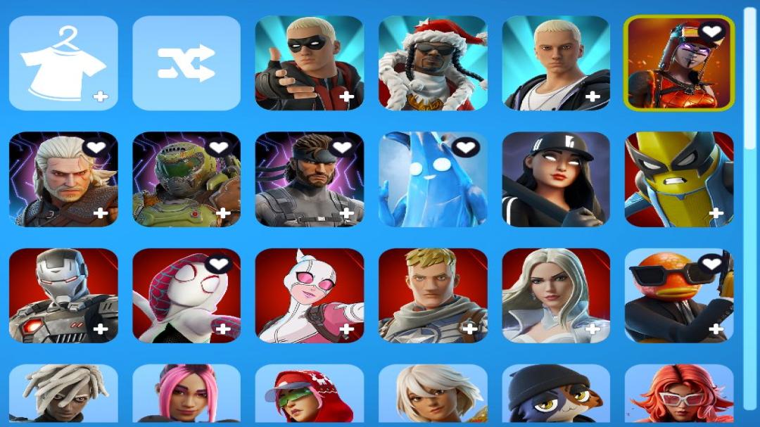 Diverse Fortnite Collection with 63 Unique Skins 🎭🖥
