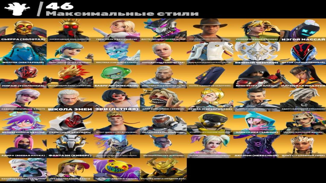 Battle Royale Account with 128 Unique Skins on PC