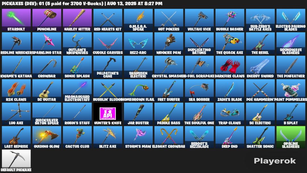 Diverse Fortnite Collection with 44 Unique Skins 🎭🖥