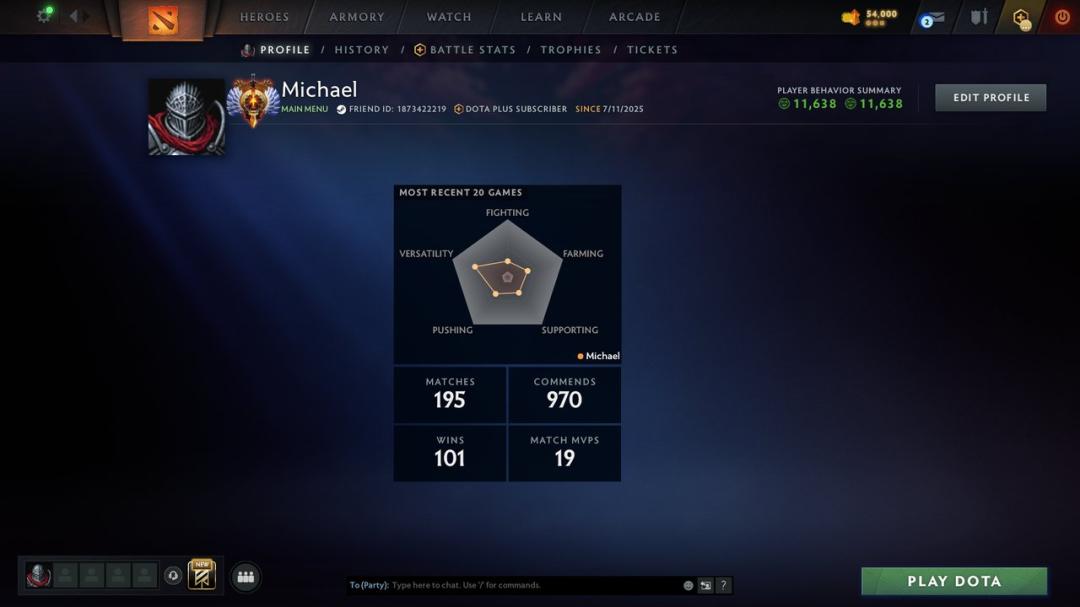 🎮 Dota 2 Account with 7792 MMR | 224 Hours Played ⭐️