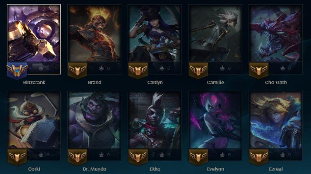 Epic EU West Account with 114 Champions and 42 Skins!