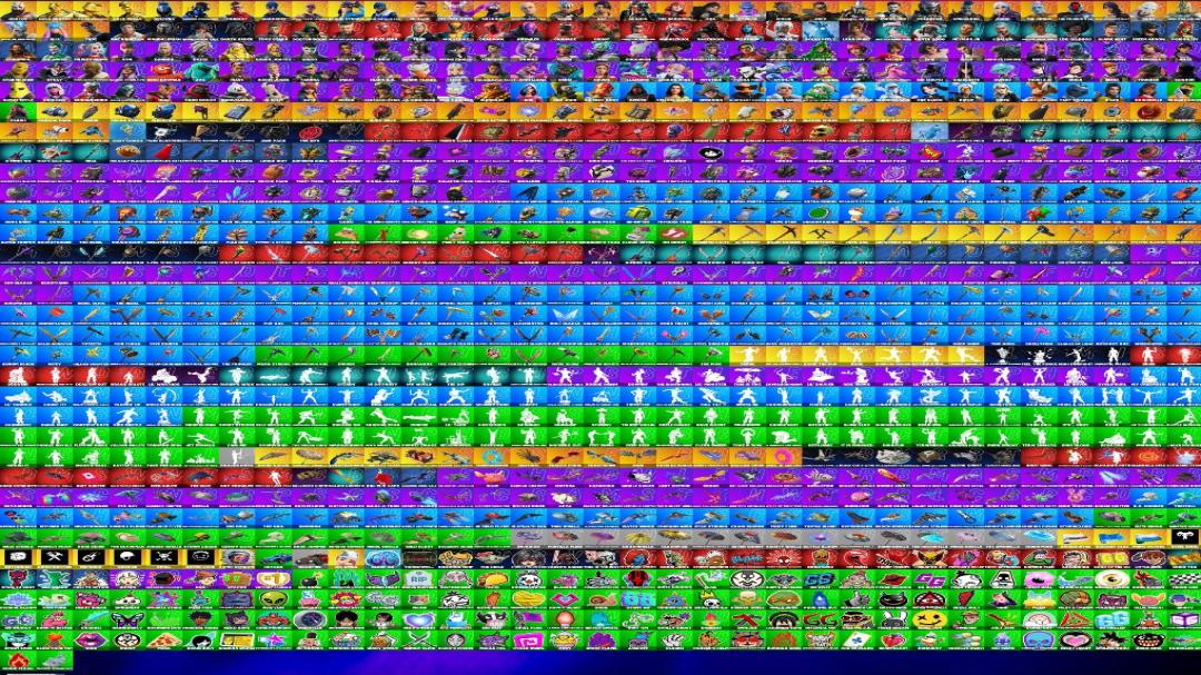 Diverse Fortnite Collection with 166 Unique Skins 🎭🖥