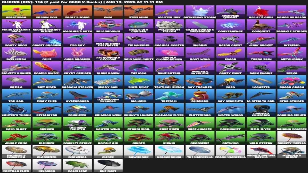 Diverse Collection of 186 Skins for PC Battle Royale
