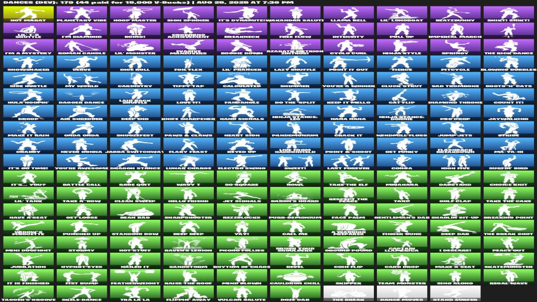 High-Quality Fortnite Experience with 173 Unique Skins!