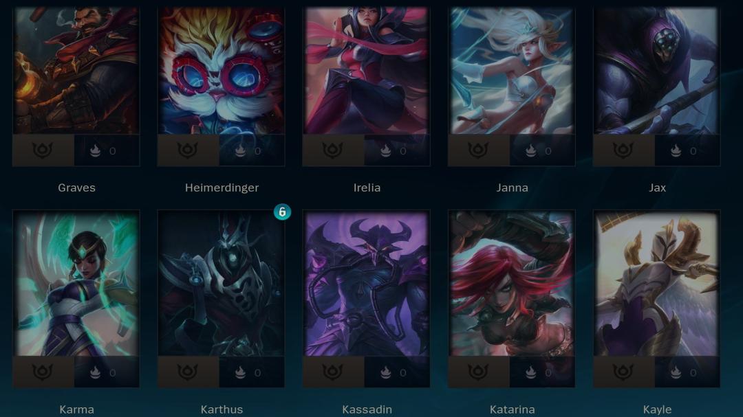 EU West Level 30 Account with 71 Champions and 6 Skins