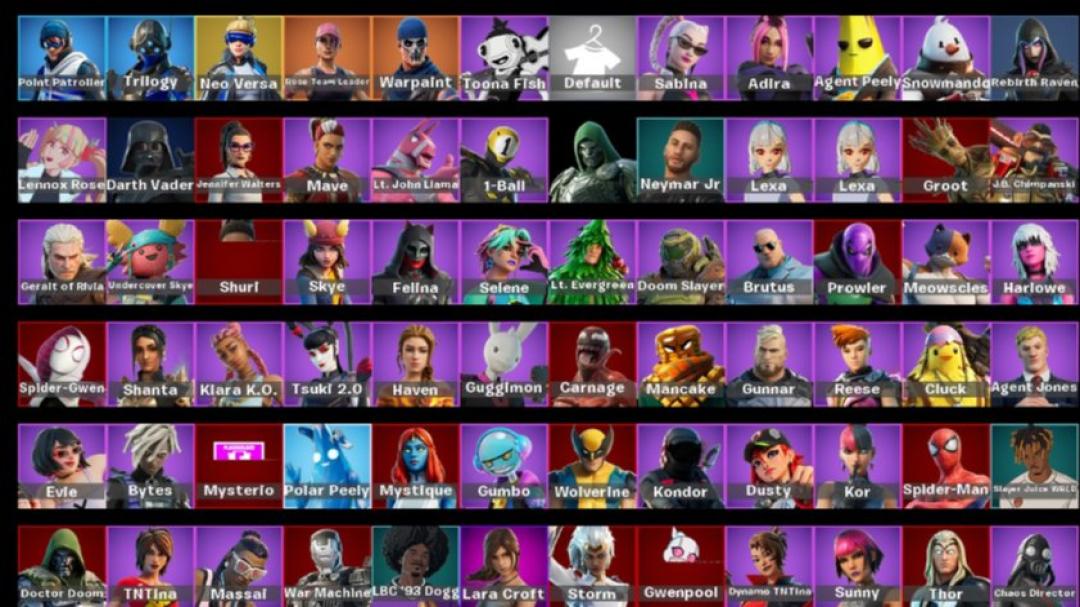 Fortnite PC Battle Royale with 137 Unique Skins 🎭🖥