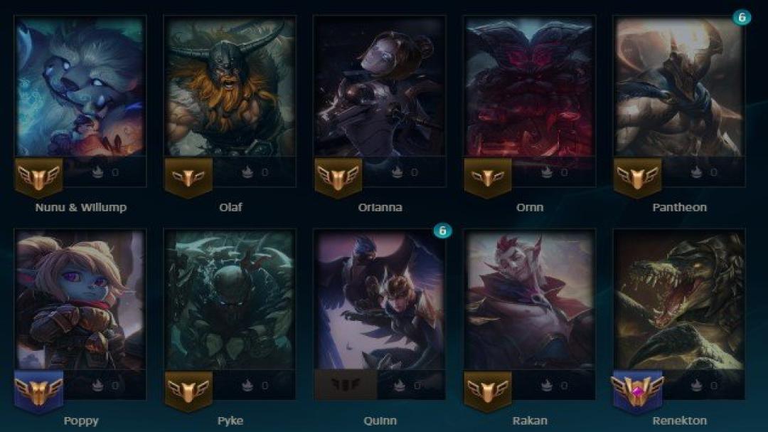 Epic EU West Account with 114 Champions and 42 Skins!