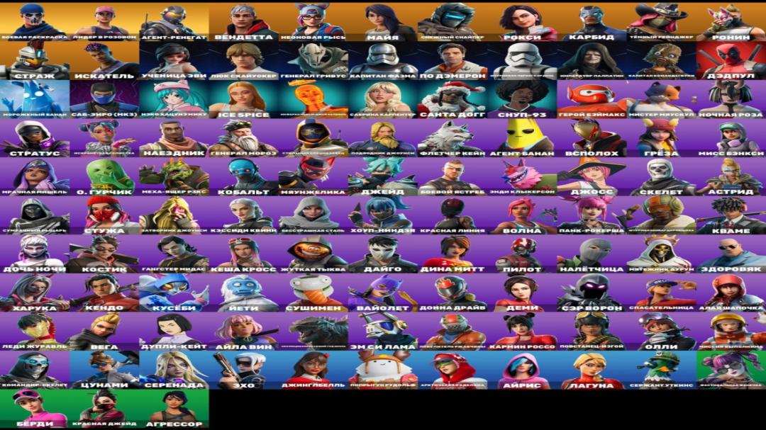 Diverse Collection of 113 Skins for PC Battle Royale 🎭🖥