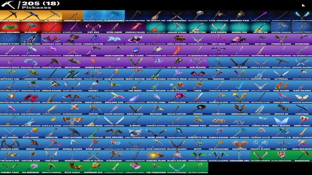 Diverse Collection with 164 Unique Skins for PC Battle Royale