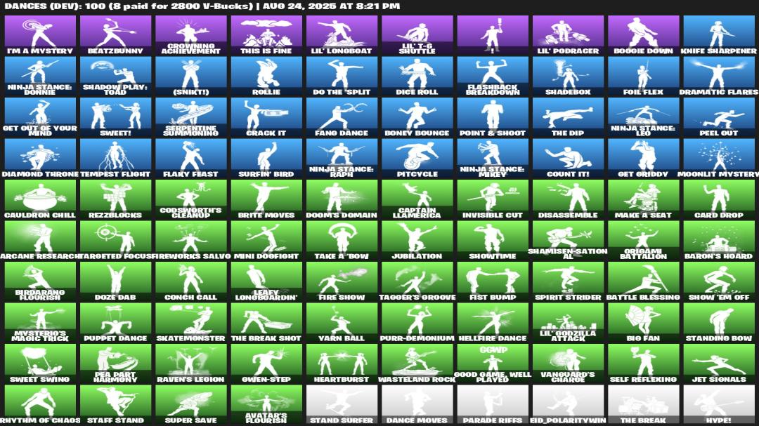 Diverse Collection of 90 Unique Skins for Battle Royale on PC