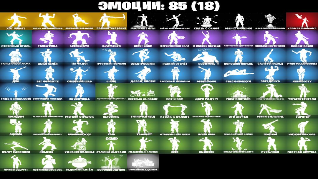 Diverse Fortnite Collection with 68 Unique Skins 🖥🎭